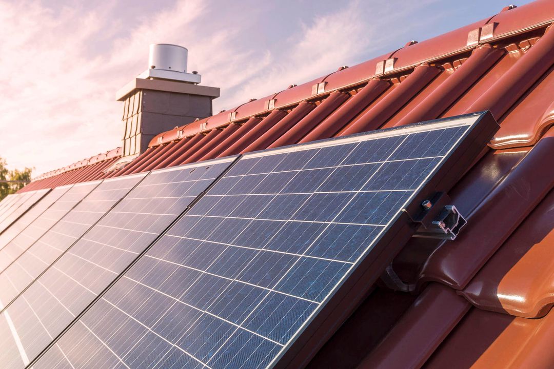 Photovoltaik auf Dach in Dithmarschen